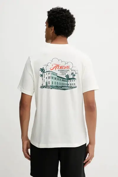Bavlněné tričko adidas Country Club Scenic Graphic Tee