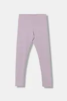 Dětské legíny United Colors of Benetton fialová barva, 3MT1CF02G