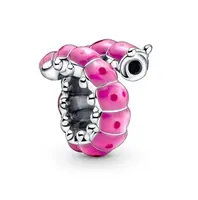 Pandora Hravý korálek ze stříbra Roztomilá housenka 790762C01