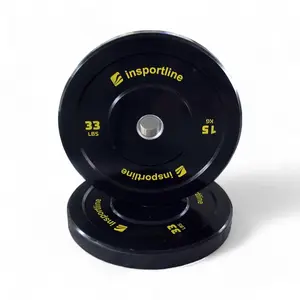 inSPORTline Gumový kotouč  Bumper Plate Lite 15 kg 50 mm