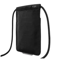 Taštička přes rameno s kapsou FIXED Camino Sling pro mobilní telefony do 7", černá