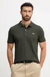 Bavlněné polo tričko Lacoste bílá barva, PH4012