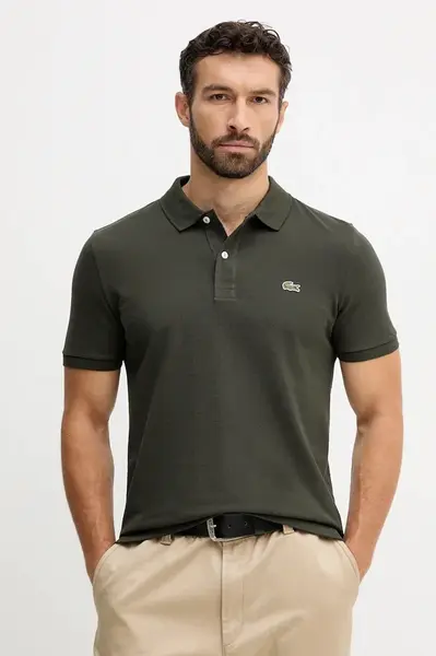 Bavlněné polo tričko Lacoste bílá barva, PH4012