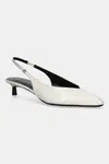 Lodičky Armani Exchange béžová barva, XW001651 AF17475 U1092