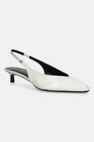 Lodičky Armani Exchange béžová barva, XW001651 AF17475 U1092