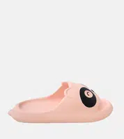 Gemre Pink children's flip-flops with Ketti panda motif