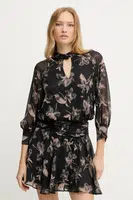 Šaty Pinko černá barva, mini, 105595 A2ST