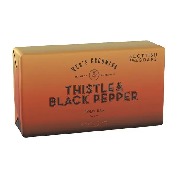 Scottish Fine Soaps Thistle & Black Pepper Tuhé mýdlo 220 g