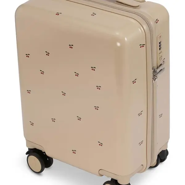 Kufr Konges Sløjd TRAVEL SUITCASE růžová barva