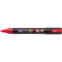 Akrylová fixa Uni Posca PC-5M – F15 fluo červená
