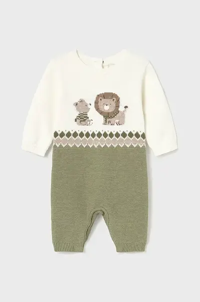 Dětský overal s příměsí vlny Mayoral Newborn
