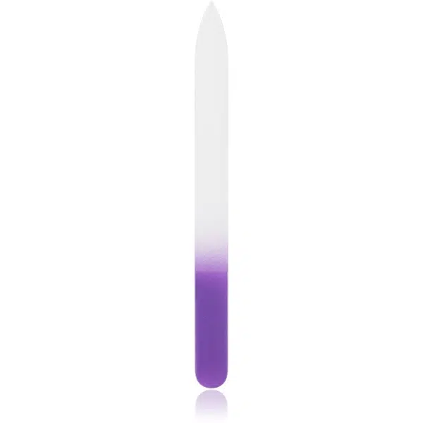 Diva & Nice Cosmetics Accessories File skleněný pilník na nehty velký Violet 1 ks
