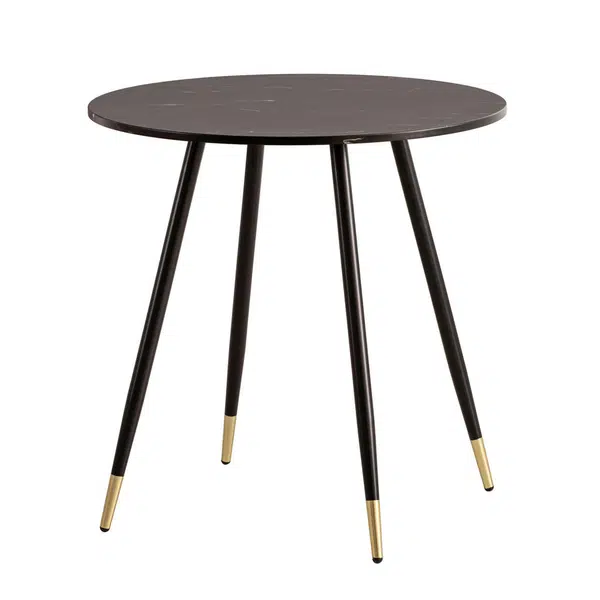 Livetastic JÍDELNÍ STŮL, černá, 75/76 cm