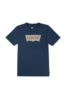 Dětské bavlněné tričko Levi's tyrkysová barva, s potiskem, 8E8157