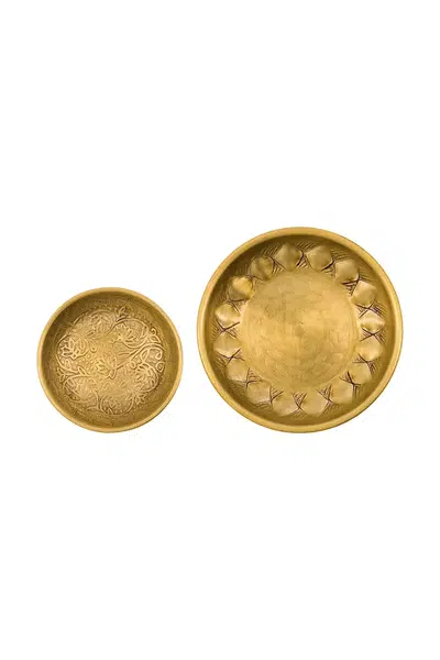 Sada dekorativních misek House Doctor HDUna 2-pack zelená barva