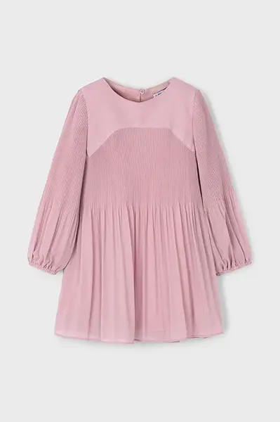 Šaty Mayoral růžová barva, mini, 4922