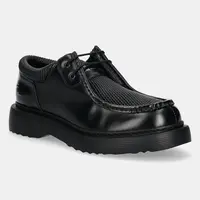Polobotky Filling Pieces Moc Derby Reed pánské, černá barva, 64578551861