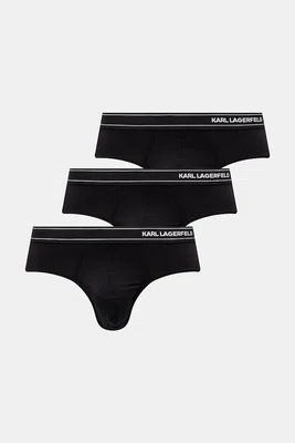 Spodní prádlo Karl Lagerfeld 3-pack pánské, černá barva, A1M47085