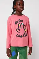 Dětské bavlněné tričko s dlouhým rukávem Bobo Choses High Five