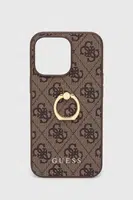 Obal na telefon Guess iPhone 13 Pro / 13 6,1 hnědá barva