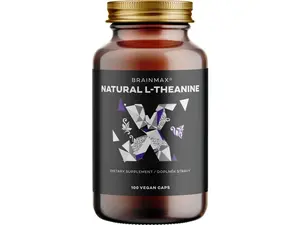BRAINMAX Natural L-Theanine 100 kapslí