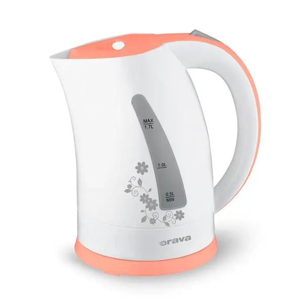 Orava Varná konvice 1,7 l, bílo-oranžová