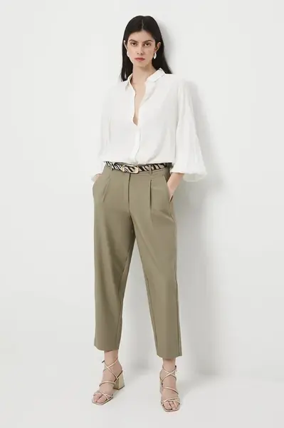 Kalhoty Medicine dámské, zelená barva