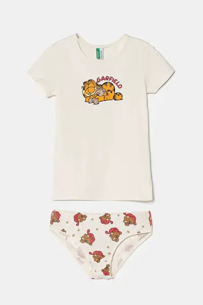 Souprava United Colors of Benetton béžová barva, 32IM0K02J