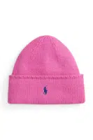 Vlněná čepice Polo Ralph Lauren černá barva, vlněná, 455954355