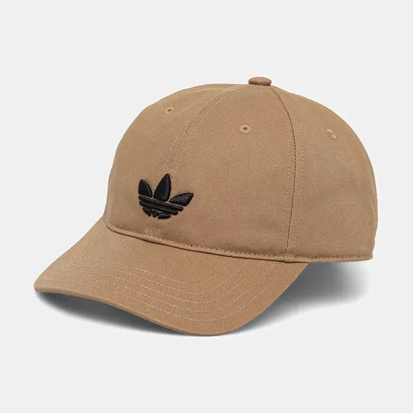 Bavlněná baseballová čepice adidas Originals béžová barva, JY5064