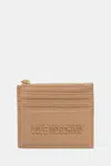 Peněženka Love Moschino dámská, béžová barva, JC5704PP1NLD0104