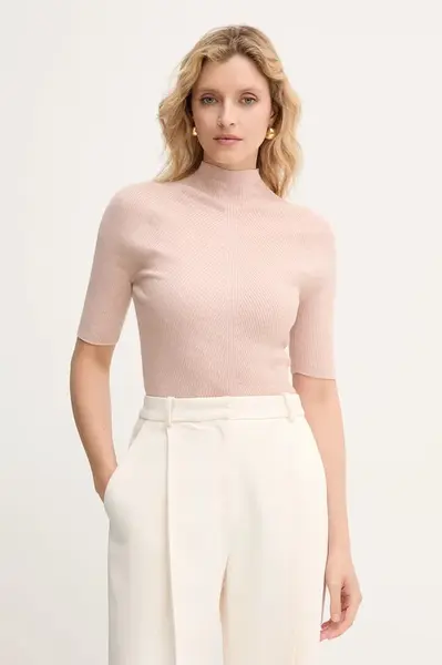 Vlněné tričko BOSS Faleri