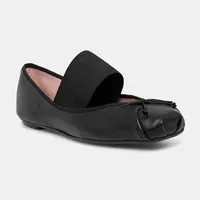 Kožené baleríny Pretty Ballerinas Kristen černá barva, 52652_001