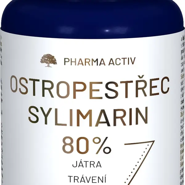 PHARMA ACTIV Ostropestřec Sylimarin 80% 90 tobolek