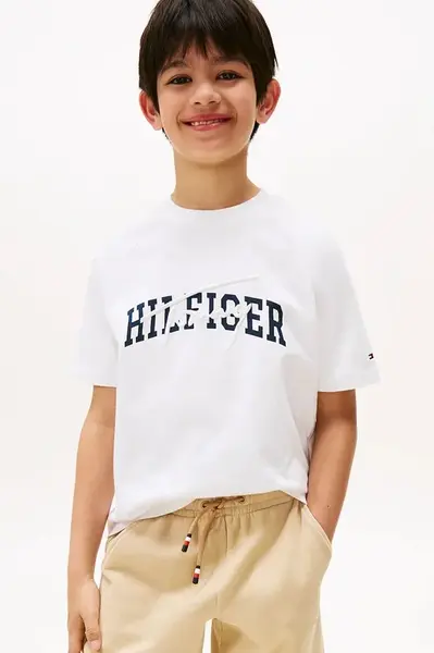 Dětské bavlněné tričko Tommy Hilfiger