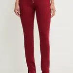 Kalhoty Patrizia Pepe dámské, červená barva, přiléhavé, high waist, 8P0746 J305