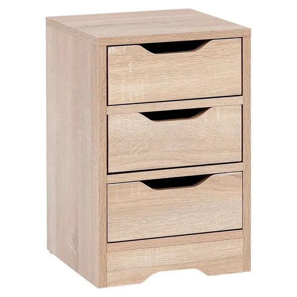 MID.YOU NOČNÍ STOLEK, barvy dubu, 31/49/31 cm