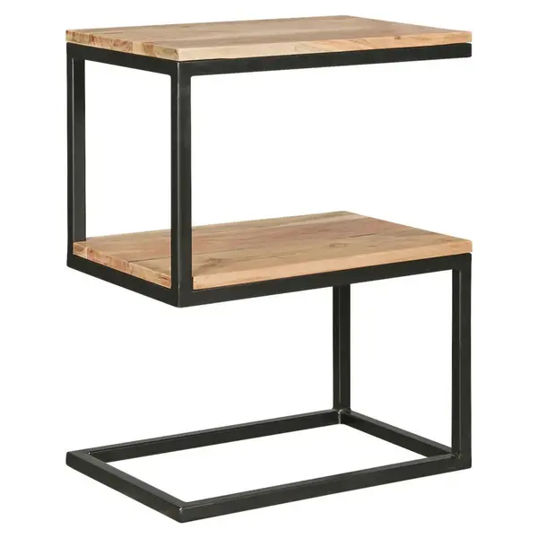 MID.YOU ODKLÁDACÍ STOLEK, akácie, barvy akácie