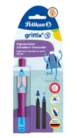 Inkoustový roller pro leváky, Griffix 3 fialový