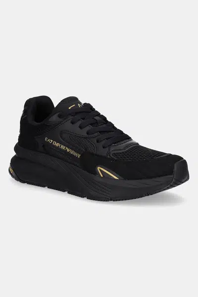 Tenisky EA7 Emporio Armani pánské, černá barva, AF18617.7X000342