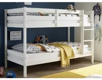 Dvoupatrová postel Casper 90x200 cm, bílá