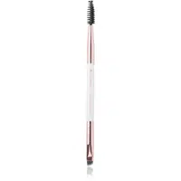 Brushworks Double Ended Brow Brush štětec pro úpravu obočí s kartáčkem 1 ks