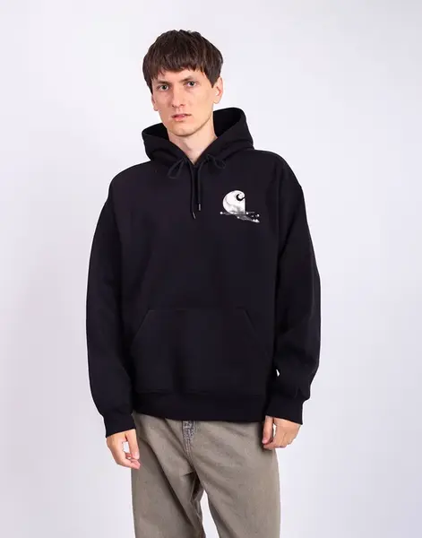 Carhartt WIP Hooded Jake Garcia Sweat Black L