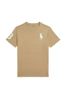 Bavlněné tričko Polo Ralph Lauren béžová barva, 323832907068