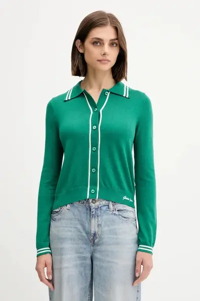 Kardigan s příměsí vlny Guess Jeans