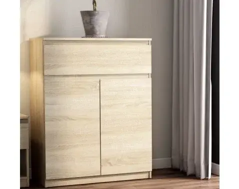 Skrinka so zásuvkou Carlos, dub sonoma, 80 cm%