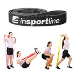 Posilovací guma inSPORTline Rand XXX Strong 208x3,3 cm / 17 kg černá