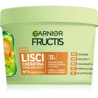 Garnier Fructis Lisci Cheratina vyživujúca maska na vlasy pre lesk 370 ml