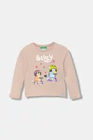 Detská bavlnená košeľa s dlhým rukávom United Colors of Benetton