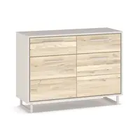 Livetastic KOMODA, dub, kašmírová, dub bianco, 108/79/40 cm